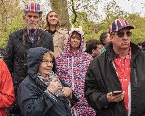 Viewers at King Charles II's coronation in London