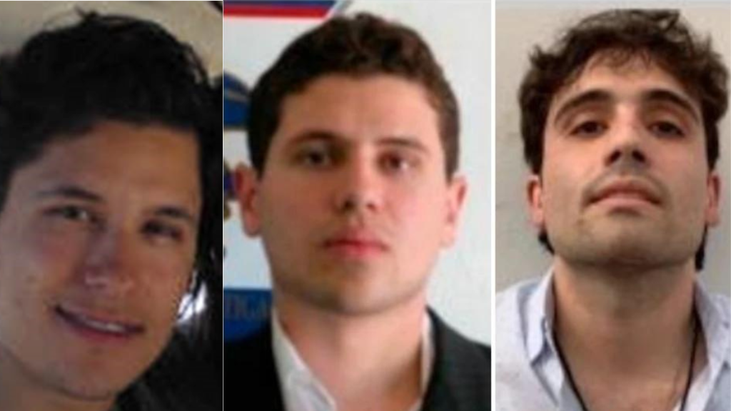 EL CHAPO'S SONS JESUS ALFREDO GUZMÁN SALAZAR, IVÁN ARCHIVALDO GUZMÁN AND OVIDIO GUZMÁN LÓPEZ.