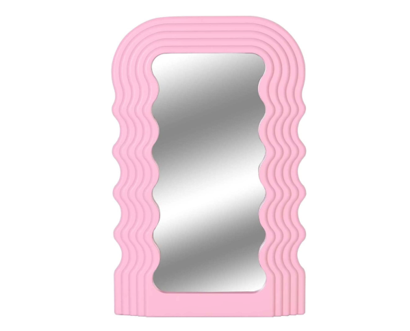 Wave Pattern Makeup Mirror