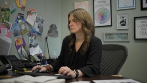 Woman at desk