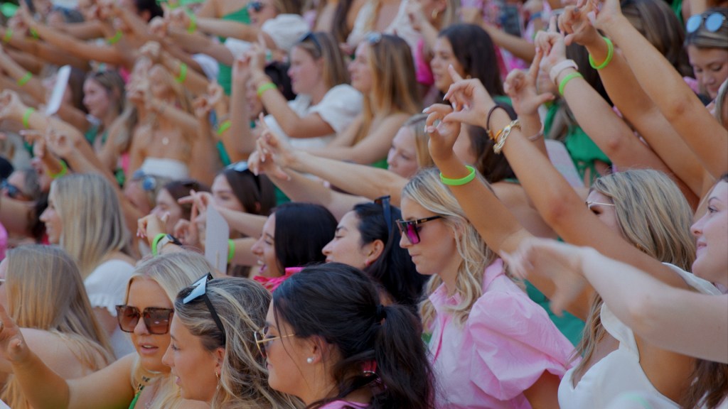 Young women during sorority recruitment at The University of Alabama​