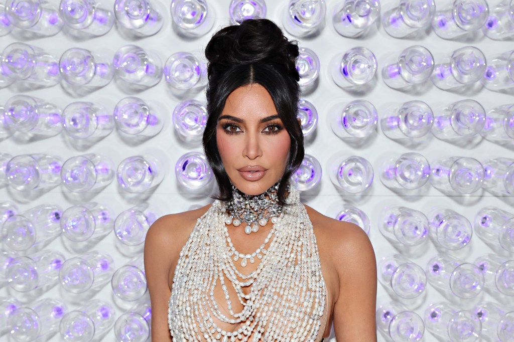 Kim Kardashian attends The 2023 Met Gala Celebrating "Karl Lagerfeld: A Line Of Beauty" at The Metropolitan Museum of Art on May 01, 2023 in New York City.