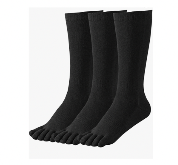 Cotton Crew Athletic toe socks