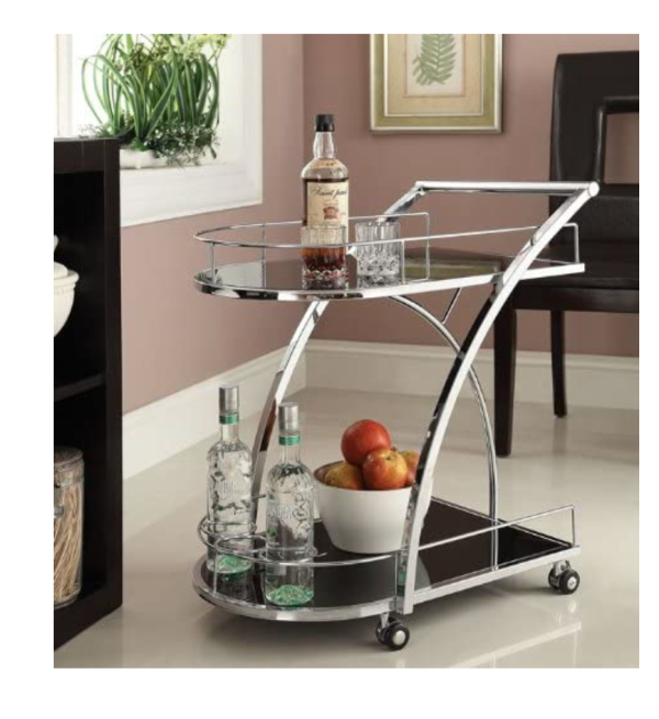 Chrome Bar Cart