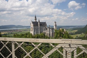 View of Neuschwanstein from the Marienbrücke