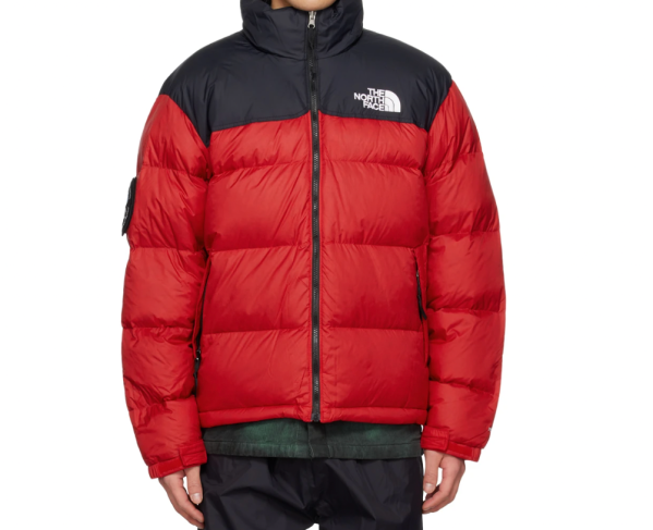 Red '92 Retro Anniversary Nuptse Down Jacket