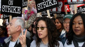 Sandra Oh actor writer strike