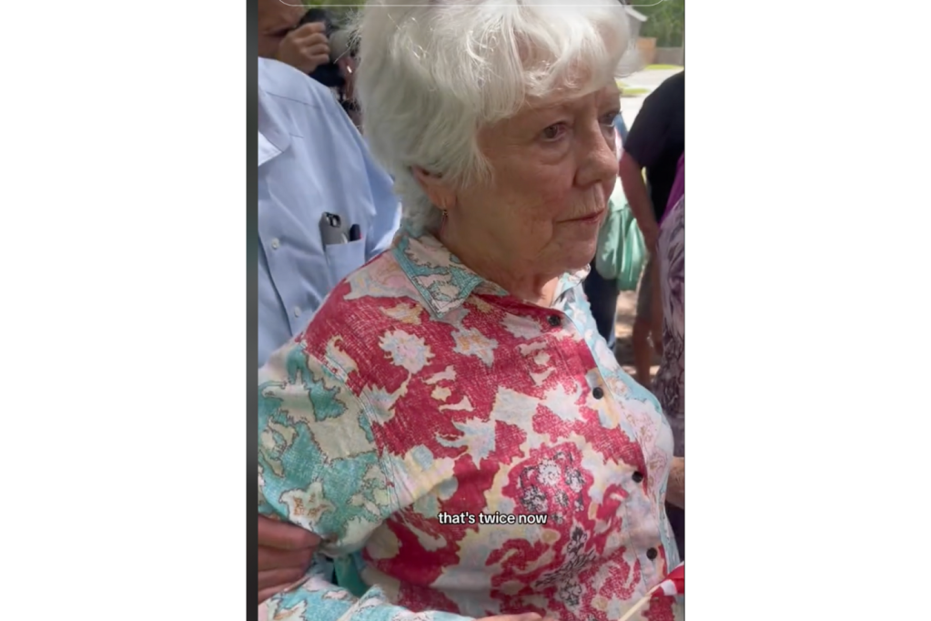 A GOP Grandmother Spat at Protesters in the Name of ‘Religious Freedom’