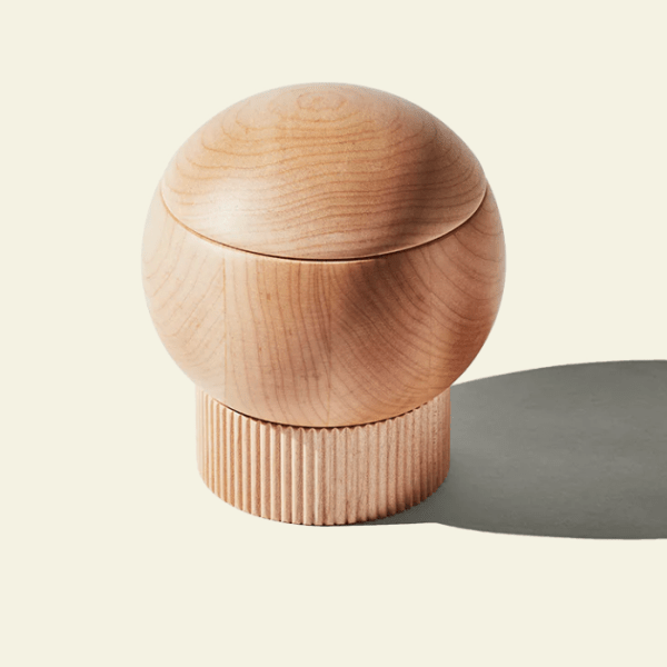 wooden salt cellar