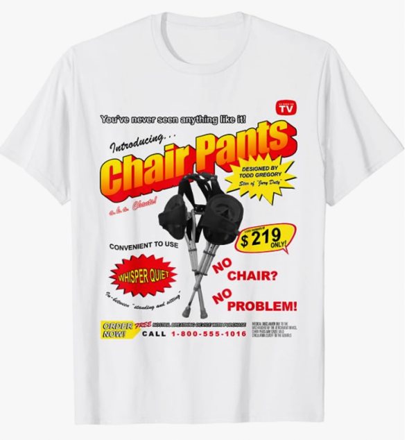 Jury Duty - Chair Pants Ad T-Shirt