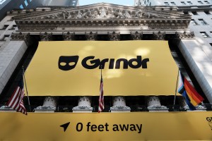 grindr logo on nyse