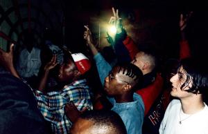 Kids at an Under-18s rave club UK 1990s. Photo by Courtney Hamilton