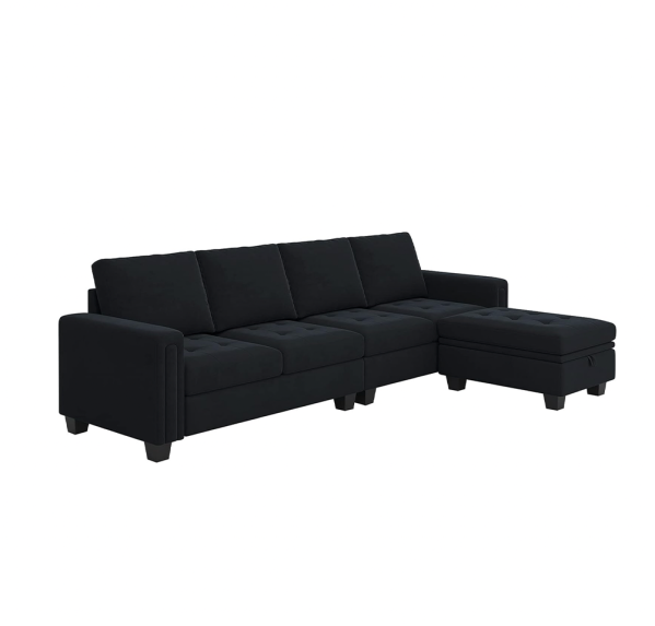 Velvet Reversible Sectional