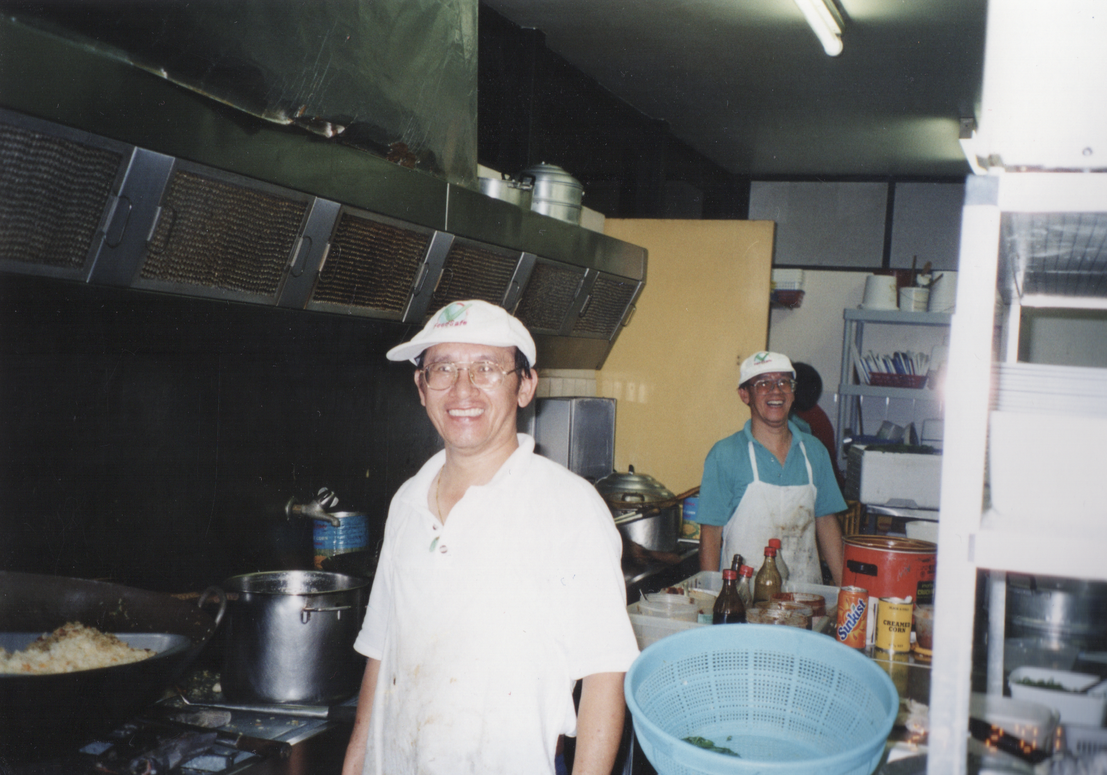 co-owners Kelvin and Vincent in the Man Lin Kitchen [supplied: ABC]