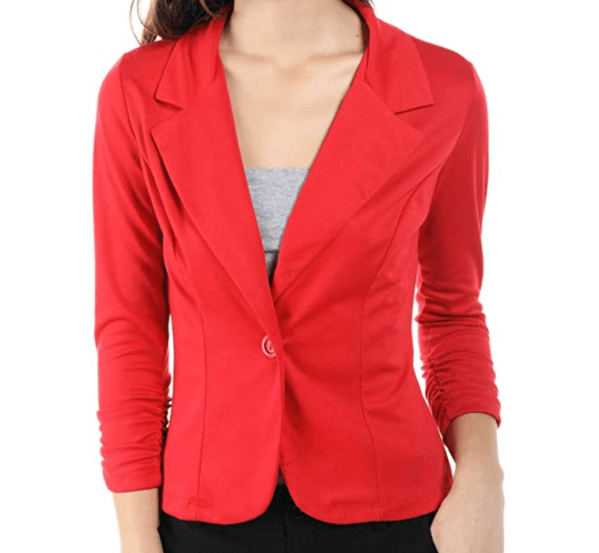 Fashion Magazine red blazer