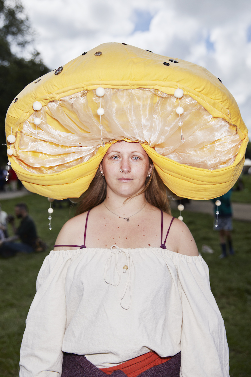 Paddenstoelenhoed op Castlefest