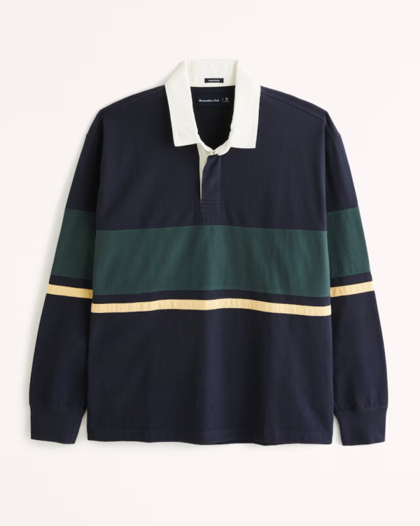 Long-Sleeve Rugby Polo