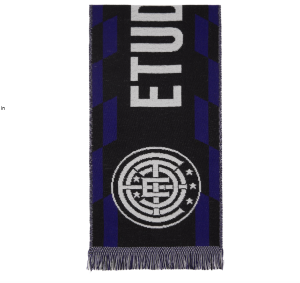 Black & Blue Soccer Scarf