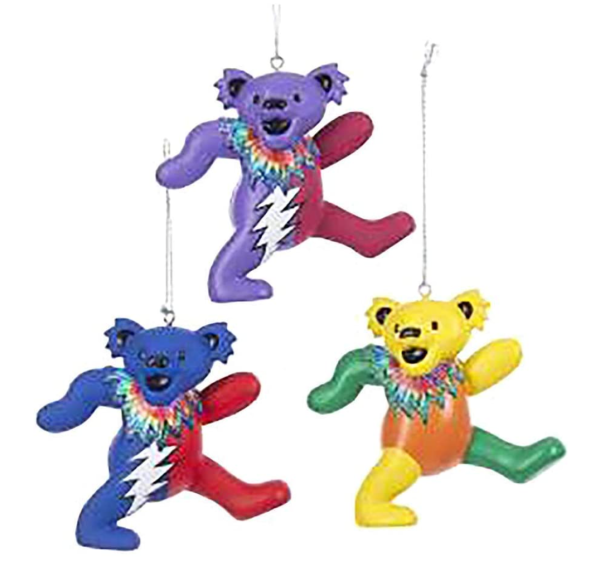 Grateful Dead Dancing Bear Ornaments