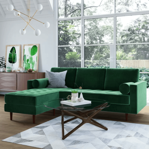 Luo Reversible Stationary Sofa & Chaise Sectional