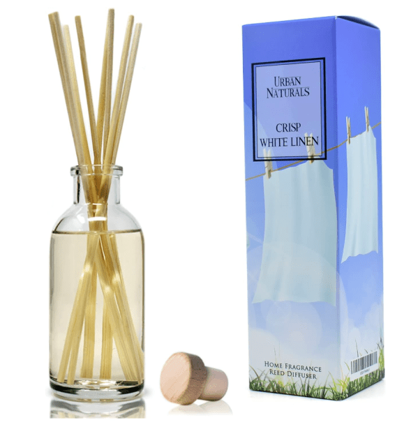 Crisp White Linen Reed Diffuser