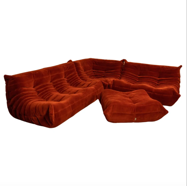 Togo Sofa by Michel Ducaroy, 5 Pieces, for Ligne Roset