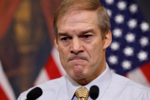 U.S. Rep. Jim Jordan (R-OH), the Republican Speaker designee, holds a press conference at the U.S. Capitol on October 20, 2023 in Washington, DC.