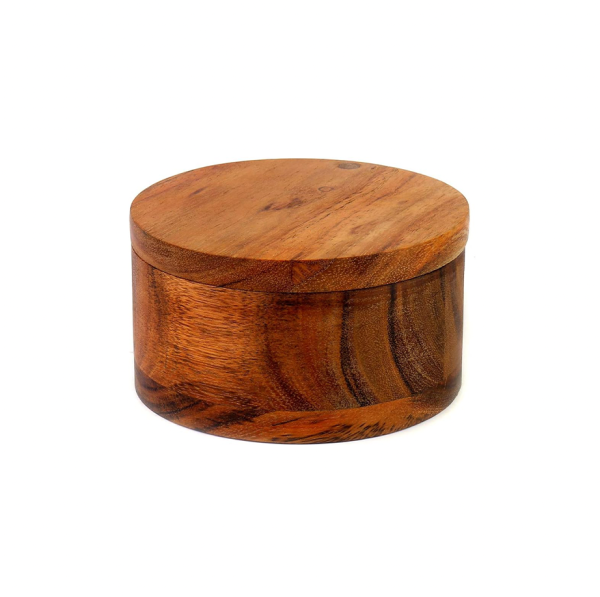 Acacia Wood Salt or Spice Box