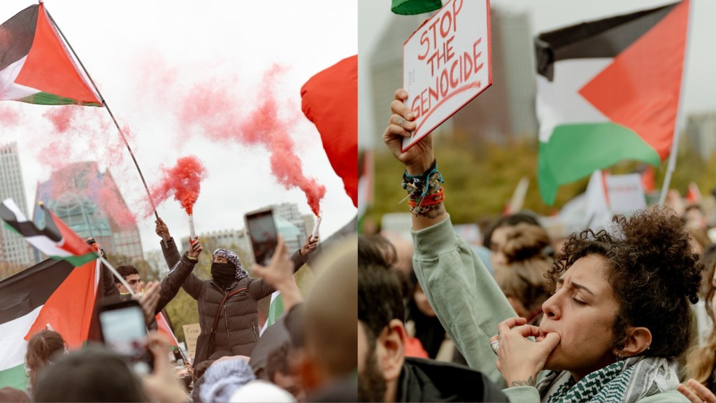 protest Gaza genocide Israël bezetting