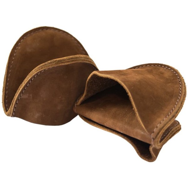 Leather Pot Holder Mini Oven Mitt Oven Cooking Pinch Grips (2-Pack)