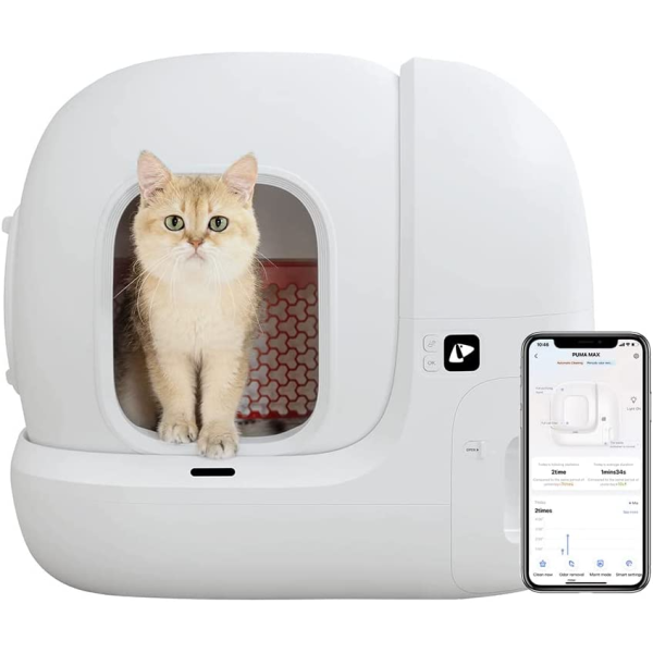 Pura Max Self-Cleaning Cat Litter Box