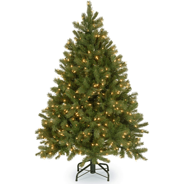 Pre-Lit 'Feel Real' Artificial Full Downswept Christmas Tree