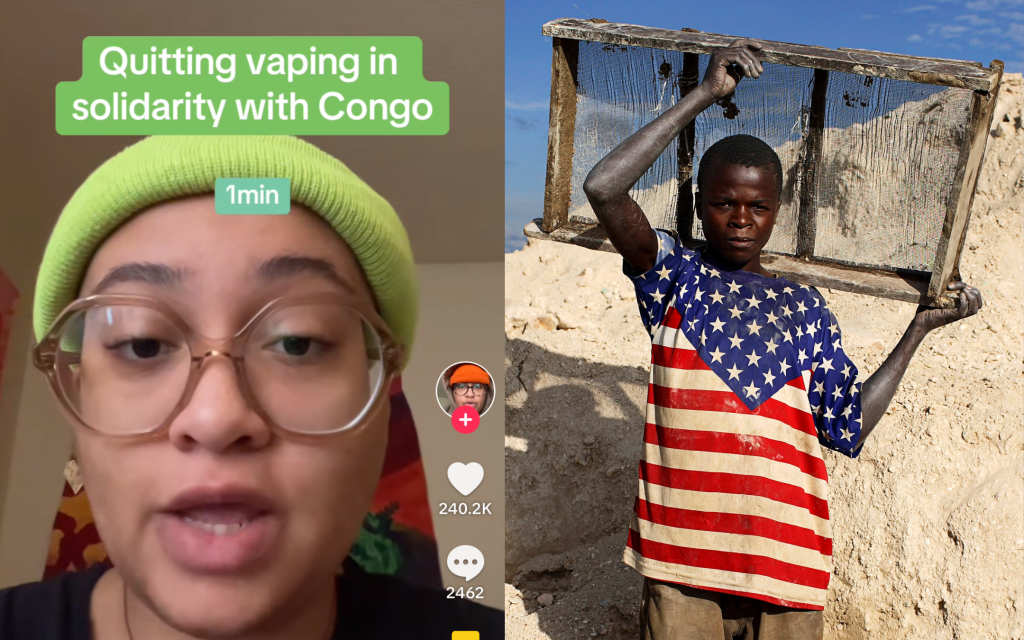 TikTok Users Are Quitting Vaping in Solidarity with Congo