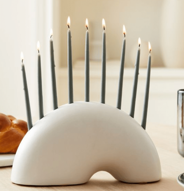 Pure Ceramic Menorah