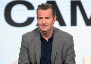 Actor Matthew Perry speaks onstage during the REELZChannel portion of the 2017 Winter Television Critics Association Press Tour at the Langham Hotel on January 13, 2017 in Pasadena, California