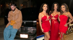 ​Drake next to a Maybach; Lauren Sanchez on a yacht with friends.