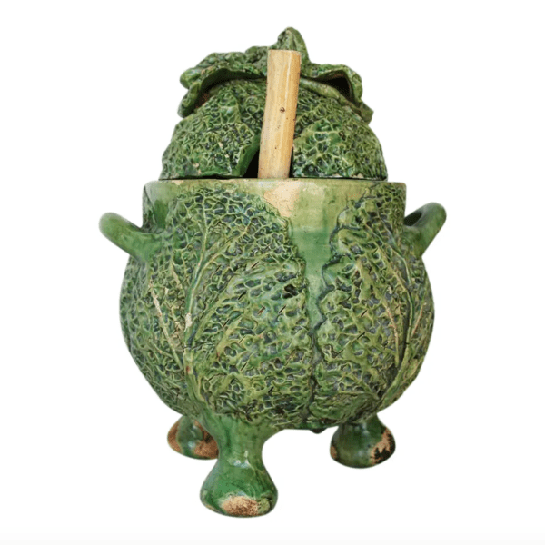 Portuguese Palissy Ware Cabbage Tureen