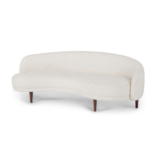 Kayra Ivory Bouclé Sofa