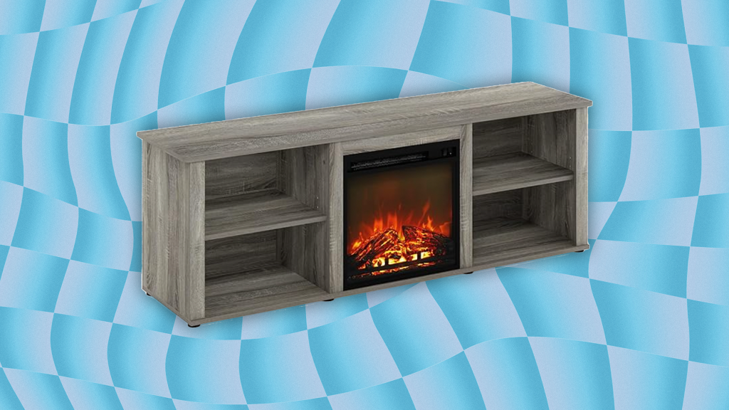 Review: This Amazon TV Stand and Fireplace Combo Is Perfect for Cozy Season