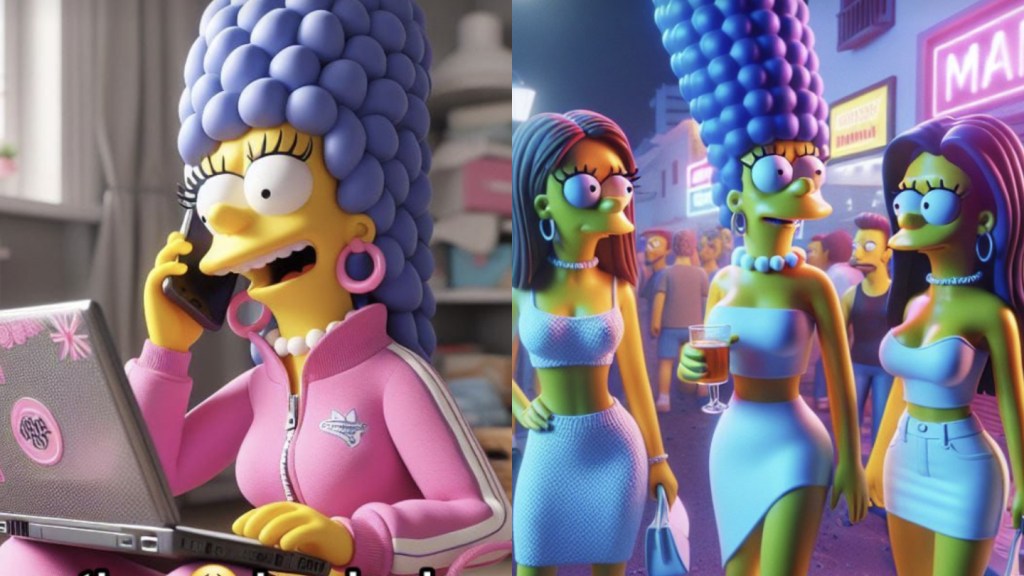 An Interview with ‘Margie the Hun’, the AI Marge Simpson Taking Off Online