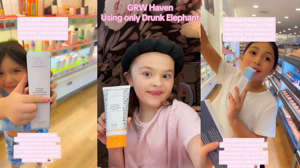 The 10-Year-Olds Using Drunk Elephant Beauty Products