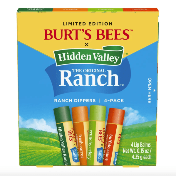 Burt’s Bees x Hidden Valley Ranch® Dippers Lip Balm 4 Pack