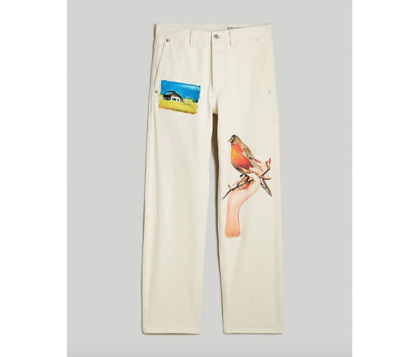 Relaxed Straight Workwear Pants