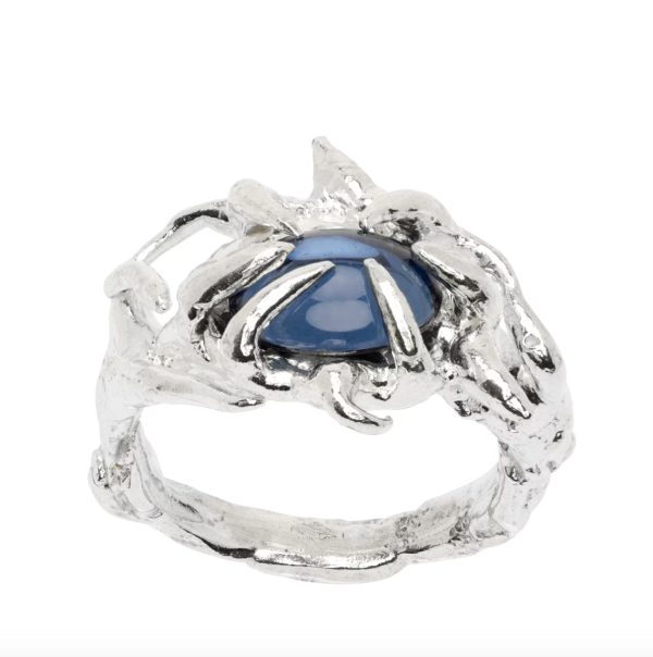 SSENSE Exclusive Silver Abdication Ring