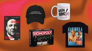 The Best Sopranos Merch, From Bada Bing Mugs to Pie-O-My Paintings