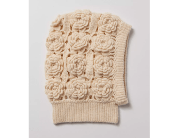 Rosette Crochet Balaclava