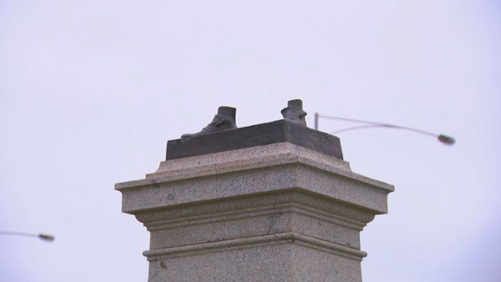 ‘The Colony Will Fall’: Captain Cook Statue Sawn Off At The Ankles in Victoria