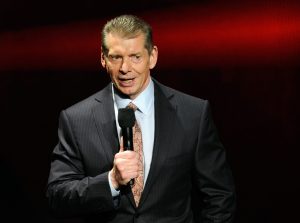 Vince McMahon speaks at a news conference announcing the WWE Network at the 2014 International CES at the Encore Theater at Wynn Las Vegas on January 8, 2014 in Las Vegas, Nevada.