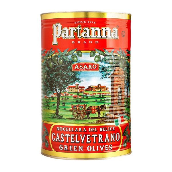 Partanna Castelvetrano can of olives