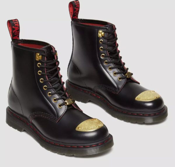 1460 YEAR OF THE DRAGON LEATHER LACE UP BOOTS